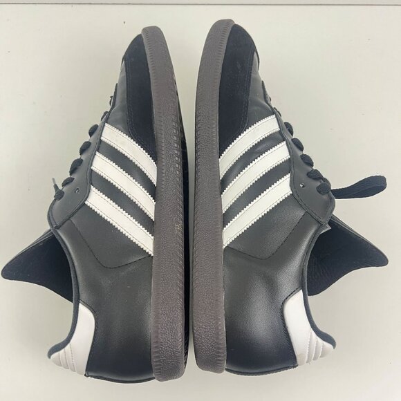 Adidas Samba Classic Men's Size 12 US 034563 Black Leather Athletic Shoes - Picture 7 of 10